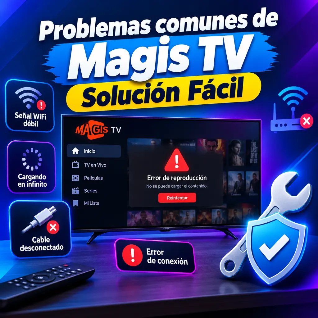 Problemas comunes de Magis TV y cómo solucionarlos
